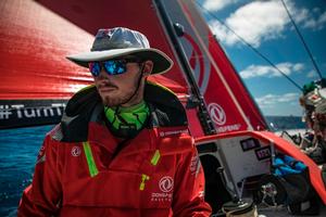 Day 19, Leg 2, Lisbon to Cape Town, morning on board Dongfeng. 23 November, 2017 – Volvo Ocean Race photo copyright  Jeremie Lecaudey / Volvo Ocean Race taken at  and featuring the  class