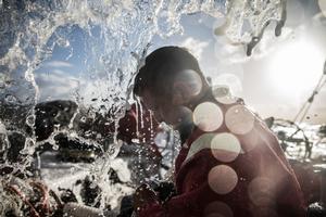 Day 2, Leg 2, Lisbon to Cape Town, on board Sun Hung Kai/Scallywag – Volvo Ocean Race photo copyright  Konrad Frost / Volvo Ocean Race taken at  and featuring the  class