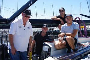 Black Betty crew and Gary – Roland Smith Ocean Race photo copyright  Susan Ghent / RFBYC taken at  and featuring the  class