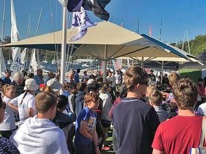 The all important briefing - ICR at Royal Freshwater Bay YC photo copyright  Susan Ghent / RFBYC taken at  and featuring the  class