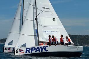 Harken International 2016 action on Pittwater photo copyright RPAYC taken at  and featuring the  class