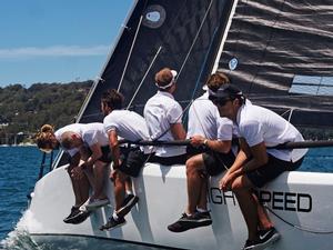 Day 2 – Lightspeed upwind – MC38 Summer Series Act 2 photo copyright  Tilly Lock taken at  and featuring the  class