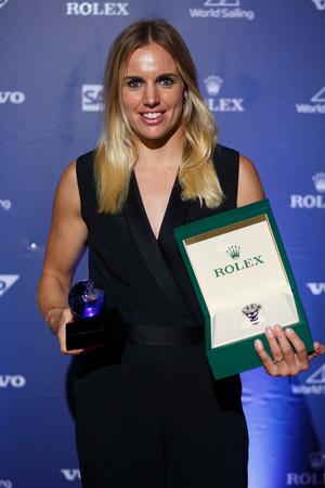 Marit Bouwmeester wins female Rolex WSOY photo copyright World Sailing taken at  and featuring the  class