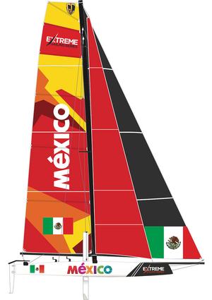 The local wildcard is skippered by Mexican sailor Erik Brockmann – Extreme Sailing Series photo copyright Extreme Sailing Series taken at  and featuring the  class