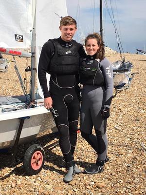 Ollie Groves and Esther Parkhurst photo copyright Sally Campbell taken at  and featuring the  class