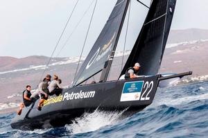 Day 2 – Peninsula Petroleum Sailing Team won both of today's races – RC44 Calero Marinas Cup photo copyright  Martinez Studio / RC44 Class taken at  and featuring the  class