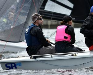 Rob Gough on the helm of Difficult Woman - BMW Showdown Regattta 2017 photo copyright Angus Calvert taken at  and featuring the  class