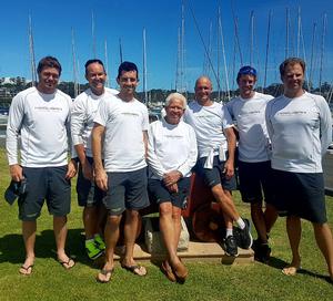 Winning Hooligan crew at RPAYC – MC38 Summer Series Act 2 photo copyright  Lisa Ratcliff taken at  and featuring the  class