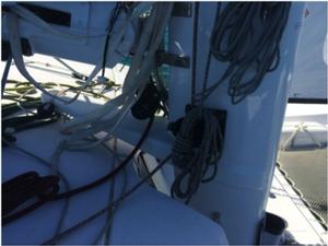 Rotating carbon mast photo copyright Multihull Central taken at  and featuring the  class