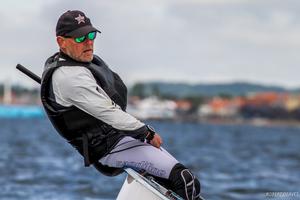Henrik Kofoed Larsen – OK Dinghy Worlds photo copyright  Robert Deaves taken at  and featuring the  class
