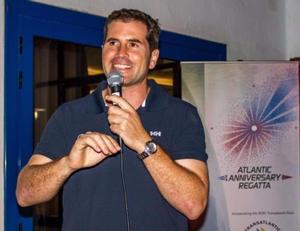 José Juan Calero, Calero Marinas Managing Director welcomes teams to the 4th edition of the RORC Transatlantic Race photo copyright  Pilar Hernández taken at  and featuring the  class