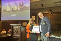© RNZYS Penny Whiting receiving her Life Membership from RNZYS Commodore Andrew Aitken © RNZYS