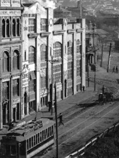 The original A.W Foster building still stands on the corner of Fanshawe and Wolfe Streets just back form the Viaduct Harbour, then waterfront edge in Auckland - photo © Auckland Archives