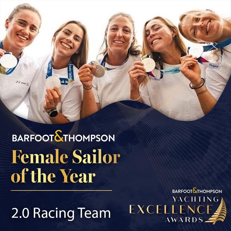 2.0 Racing Team - Female SoY - Barfoot & Thompson Yachting NZ Excellence Awards - November 28, 2025 - photo © Yachting NZ