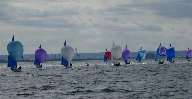 Sandhopper Nationals at Thorpe Bay photo copyright Linda Snow taken at Thorpe Bay Yacht Club and featuring the Sandhopper class