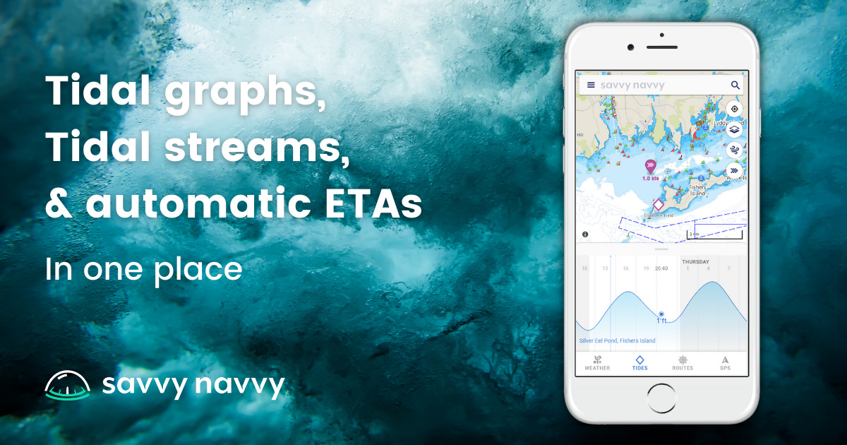 savvy navvy - Tidal graphs, tidal streams and automatic ETAs in one place photo copyright savvy navvy taken at  and featuring the  class