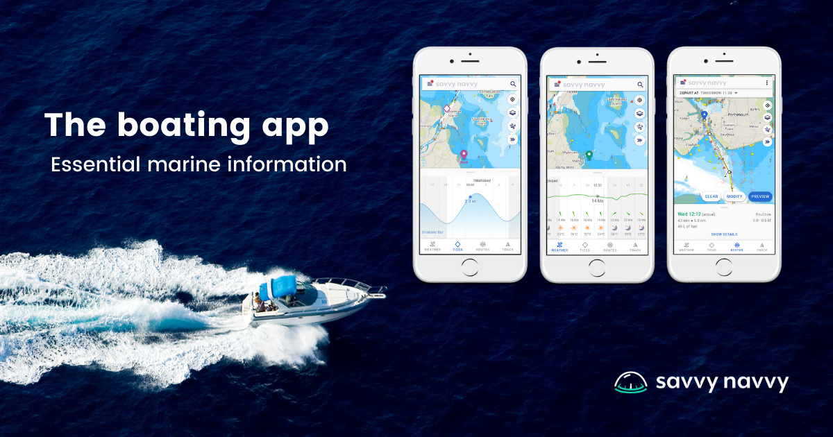 Savvy Navvy boating app photo copyright Savvy Navvy taken at  and featuring the  class