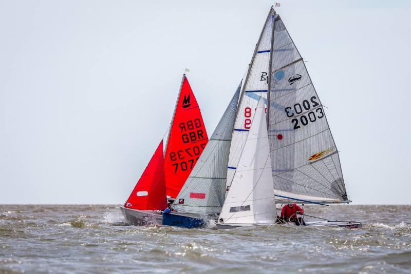 Day 3 of Zhik Pyefleet Week at Brightlingsea  photo copyright Dave White taken at Brightlingsea Sailing Club and featuring the Scorpion class