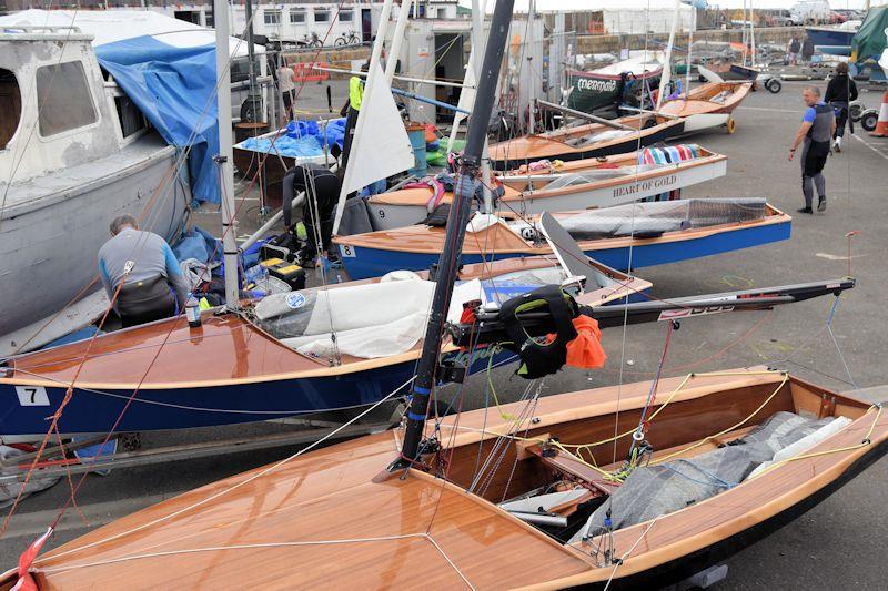 Stunning wooden Scorpions are still very much in contention against the latest FRP boats - the quality of the helming and crewing is far more a factor photo copyright Dougal Henshall taken at Penzance Sailing Club and featuring the Scorpion class