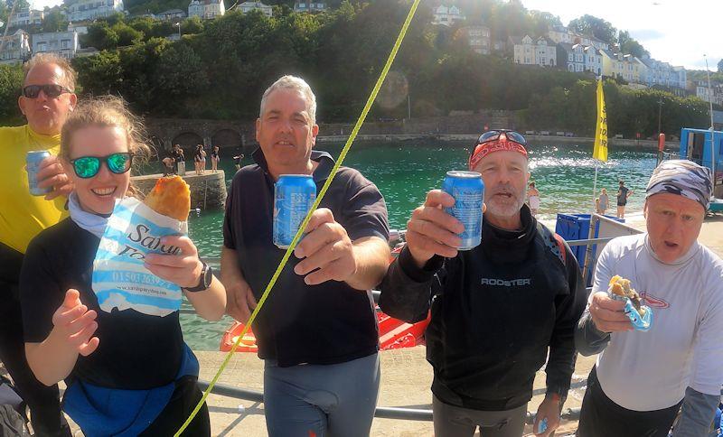 Beer and pasties at the 2022 Scorpion Nationals at Looe photo copyright Lee Whitehead / www.photolounge.co.uk taken at Looe Sailing Club and featuring the Scorpion class