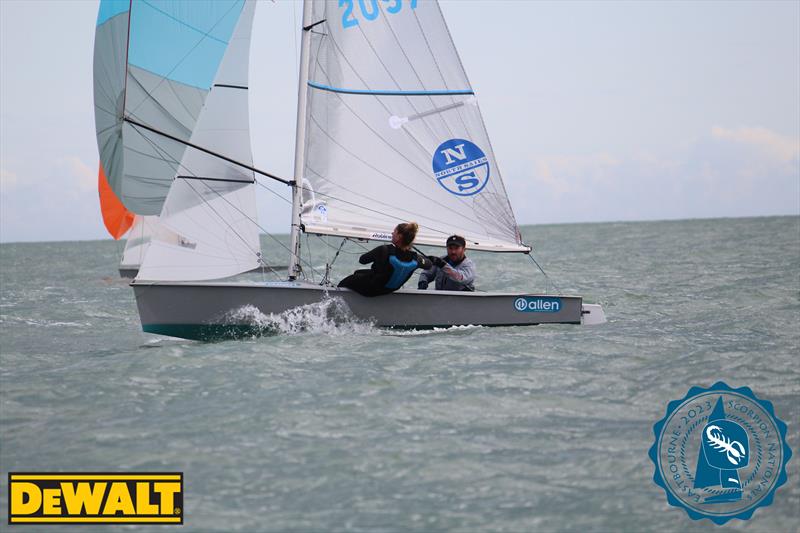 DeWALT Scorpion Nationals at Eastbourne Day 1 photo copyright Ben / Send It Media taken at Eastbourne Sovereign Sailing Club and featuring the Scorpion class