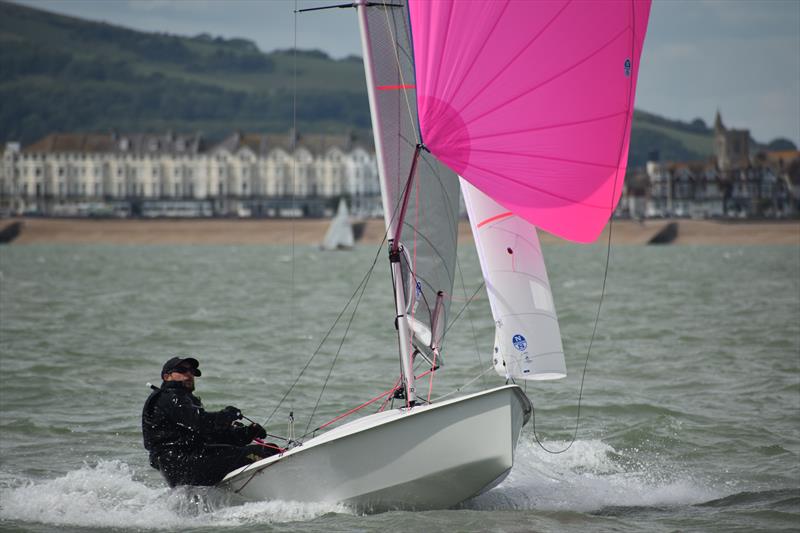 Alan Krailing & Simon Forbes win the 2023 DeWALT Scorpion Nationals at Eastbourne photo copyright Dougal Henshall taken at Eastbourne Sovereign Sailing Club and featuring the Scorpion class