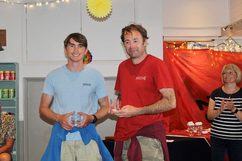 2023 DeWALT Scorpion Nationals at Eastbourne prize giving photo copyright Ben Daigneault / Send It Media taken at Eastbourne Sovereign Sailing Club and featuring the Scorpion class