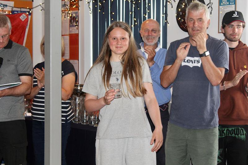 2023 DeWALT Scorpion Nationals at Eastbourne prize giving photo copyright Ben Daigneault / Send It Media taken at Eastbourne Sovereign Sailing Club and featuring the Scorpion class