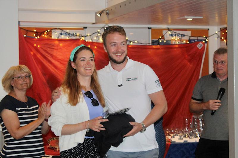 2023 DeWALT Scorpion Nationals at Eastbourne prize giving photo copyright Ben Daigneault / Send It Media taken at Eastbourne Sovereign Sailing Club and featuring the Scorpion class