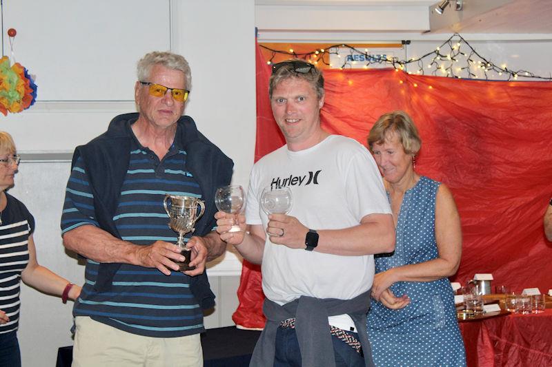 2023 DeWALT Scorpion Nationals at Eastbourne prize giving photo copyright Ben Daigneault / Send It Media taken at Eastbourne Sovereign Sailing Club and featuring the Scorpion class