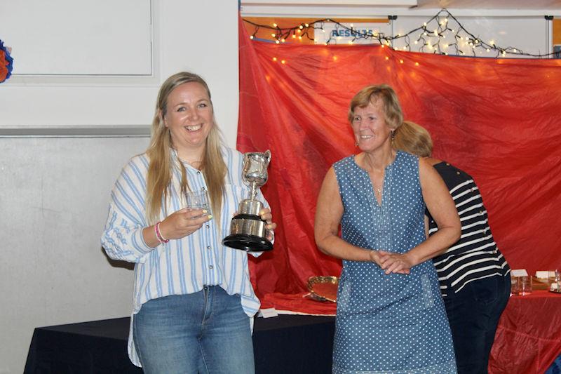 2023 DeWALT Scorpion Nationals at Eastbourne prize giving photo copyright Ben Daigneault / Send It Media taken at Eastbourne Sovereign Sailing Club and featuring the Scorpion class
