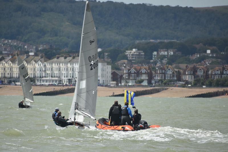 2023 DeWALT Scorpion Nationals at Eastbourne photo copyright Dougal Henshall taken at Eastbourne Sovereign Sailing Club and featuring the Scorpion class