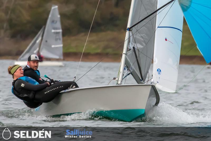 Tom Gillard and Rachael Gray in the Draycote Dash 2023 photo copyright Tim Olin / www.olinphoto.co.uk taken at Draycote Water Sailing Club and featuring the Scorpion class