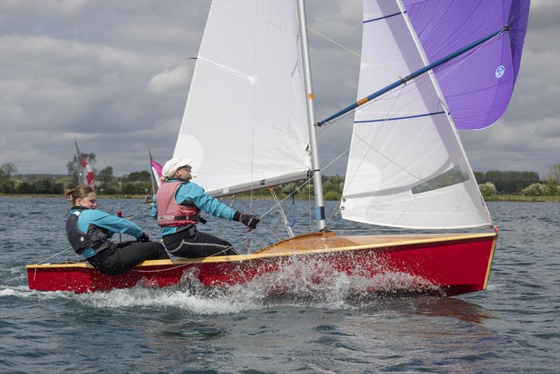 Sam and Sarah Mason, youth winner at the Notts County SC Scorpion Open photo copyright David Eberlin taken at Notts County Sailing Club and featuring the Scorpion class