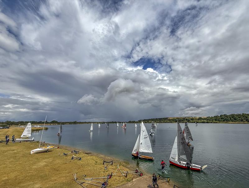 Setting out for the final race at the Notts County Sailing Club Annual Regatta - photo © David Eberlin