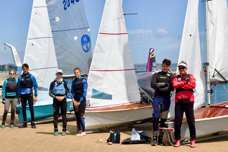 Sailors and coaches - RYA Female Scorpion Project 2025 - Camp 2 at Weymouth - photo © RYA-FSP
