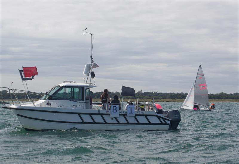 Imogen Wade and Simon Forbes win Race 3 on day 1 of the CraftInsure Silver Scorpions at Lymington photo copyright RYA Female Scorpion Project taken at Lymington Town Sailing Club and featuring the Scorpion class