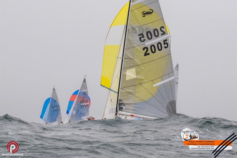 Scorpion Nationals at Penzance Day 5 photo copyright Lee Whitehead / www.photolounge.co.uk taken at Penzance Sailing Club and featuring the Scorpion class