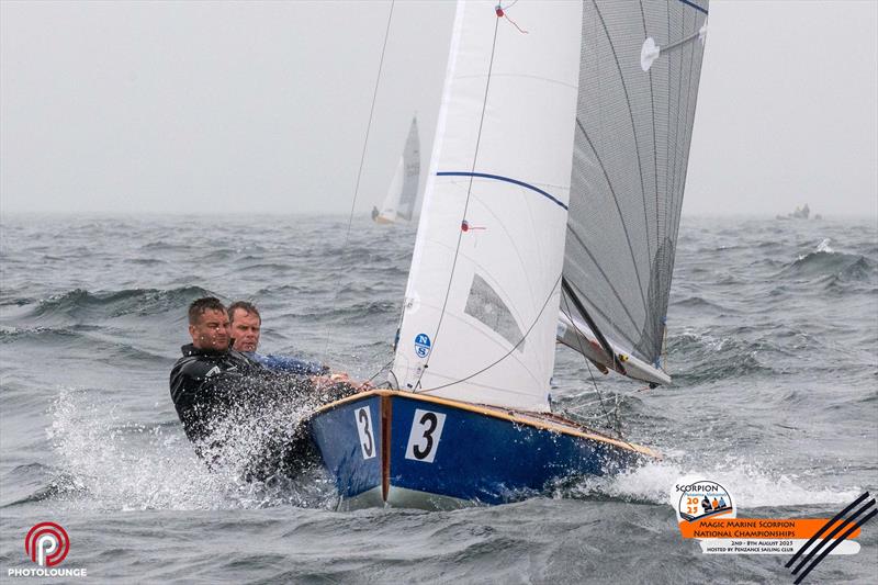 Scorpion Nationals at Penzance Day 5 photo copyright Lee Whitehead / www.photolounge.co.uk taken at Penzance Sailing Club and featuring the Scorpion class