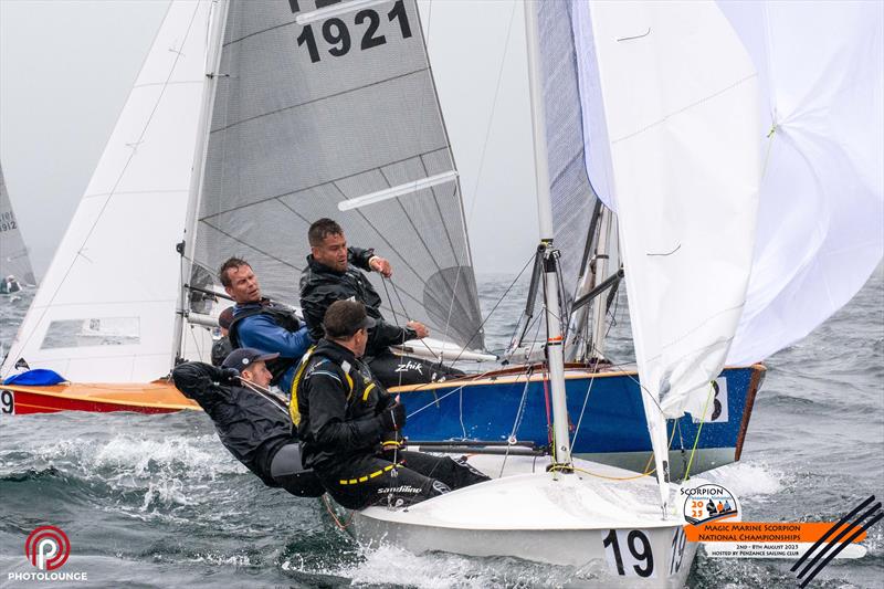 Scorpion Nationals at Penzance Day 5 photo copyright Lee Whitehead / www.photolounge.co.uk taken at Penzance Sailing Club and featuring the Scorpion class