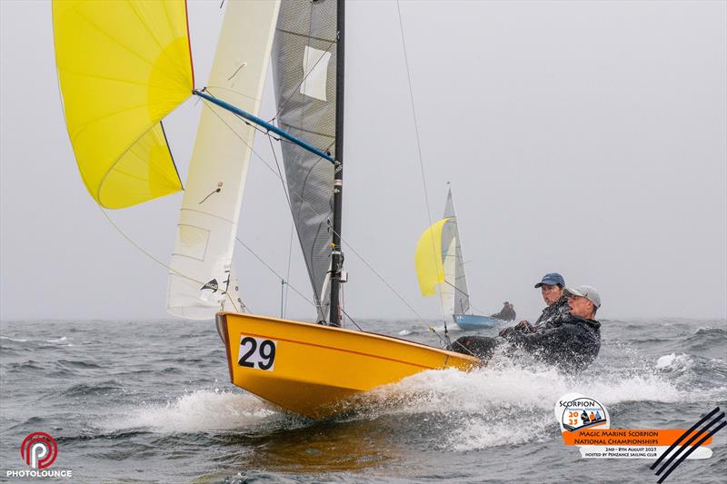 Scorpion Nationals at Penzance Day 5 photo copyright Lee Whitehead / www.photolounge.co.uk taken at Penzance Sailing Club and featuring the Scorpion class
