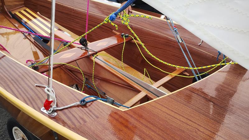 Wooden boat stage photo copyright Southampton International Boat Show taken at  and featuring the Scorpion class