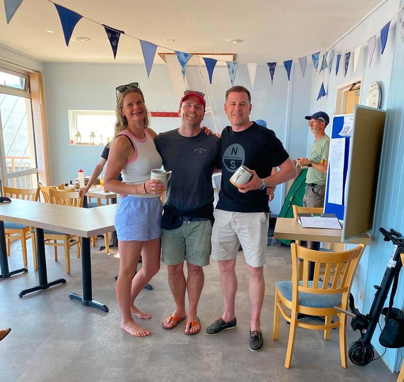 Darren Roach and Rachael Gray - 1st Overall in the Sidmouth Scorpion Open - photo © Sidmouth SC