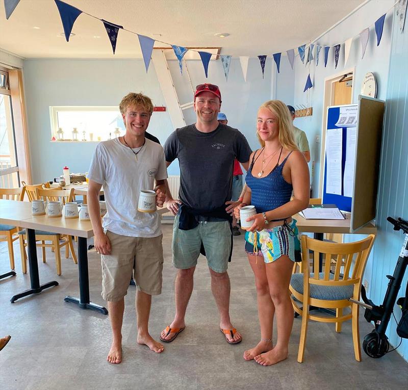 Charlie Pickering and Ursula Jenkins -Youth prize & 12th Overall in the Sidmouth Scorpion Open - photo © Sidmouth SC