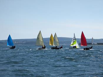 foil laser sailboat