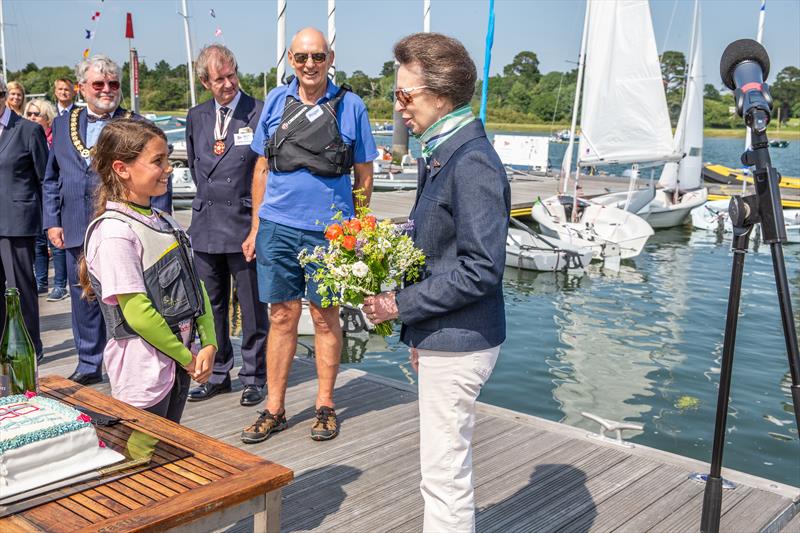 The Princess Royal attends Royal Lymington YC's Wednesday Junior