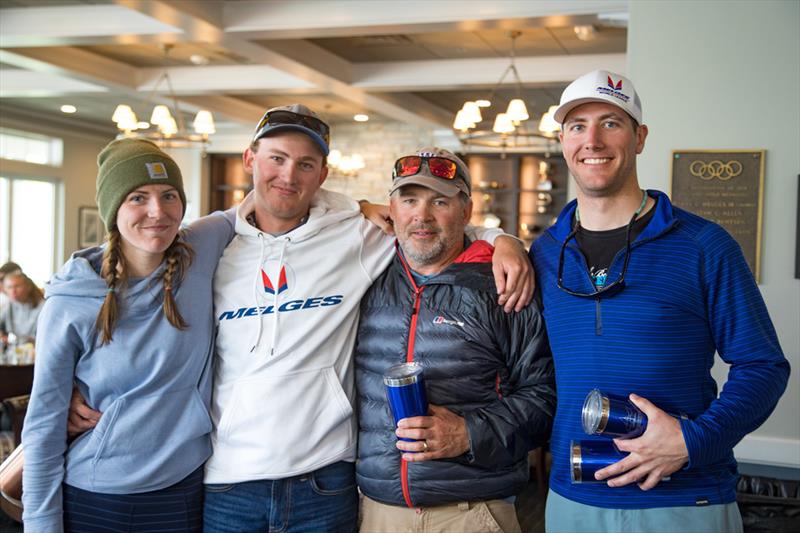 2018 Lake Geneva E Scow Spring Regatta - Eddie Cox's I-66 - Second place photo copyright Melges / Hannah Lee Noll taken at Lake Geneva Yacht Club and featuring the Scow class
