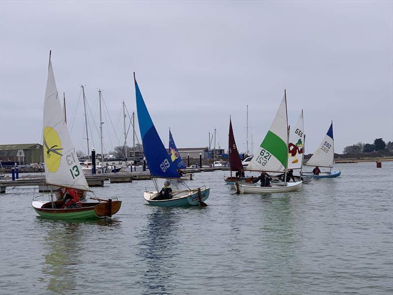 Brading Haven Yacht Club Open Icebreaker Series 2022 day 2 photo copyright Polly Schafer taken at Brading Haven Yacht Club and featuring the Scow class