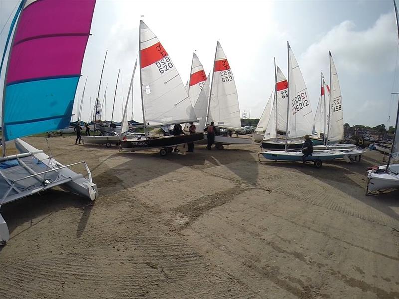 Seaflys at Blakeney photo copyright Steve Soanes taken at Blakeney Sailing Club and featuring the Seafly class