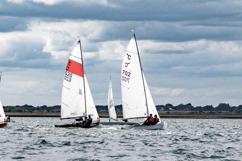 Seafly Nationals at the Lymington Dinghy Regatta photo copyright Paul French taken at Lymington Town Sailing Club and featuring the Seafly class